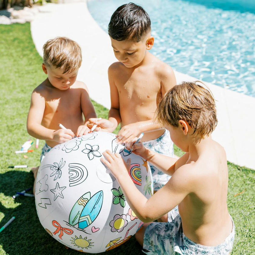 Design Your Own Beach Ball Kit - Summer Activity For Kids