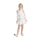 White Aveloria Floral Ruffle Set