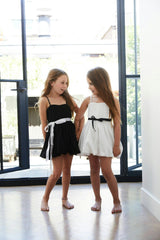 Bailey White Rose Satin Ballet Dress