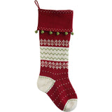 Nordic Stocking with Mini Poms