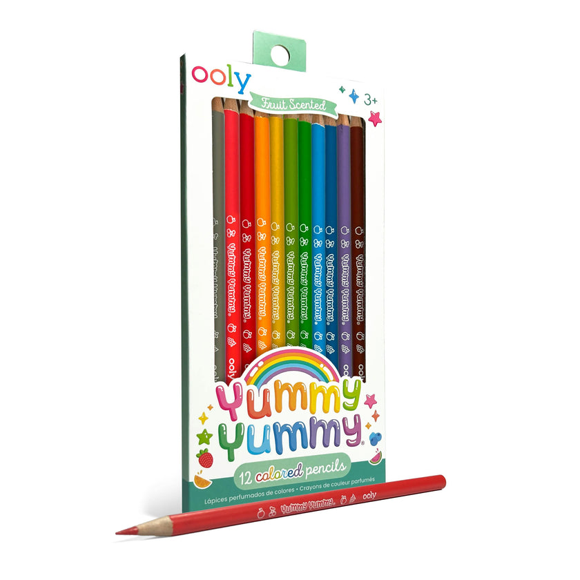 Yummy Yummy Fruit Scented Colored Pencils - Set of 12