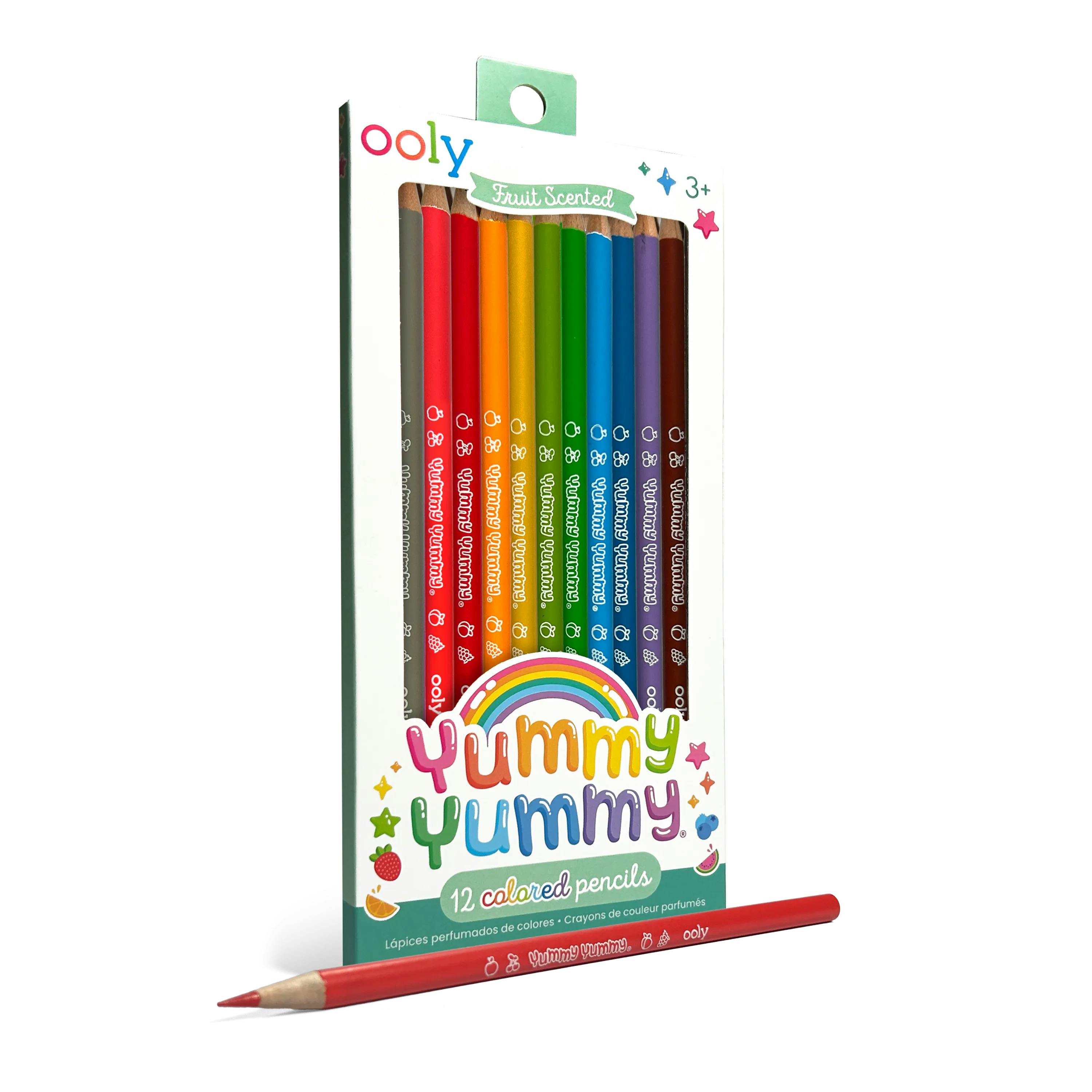 Yummy Yummy Fruit Scented Colored Pencils - Set of 12