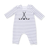 Hockey - Long Sleeve Snap Shoulder Romper