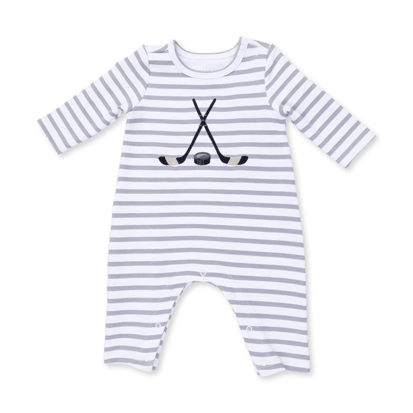 Hockey - Long Sleeve Snap Shoulder Romper