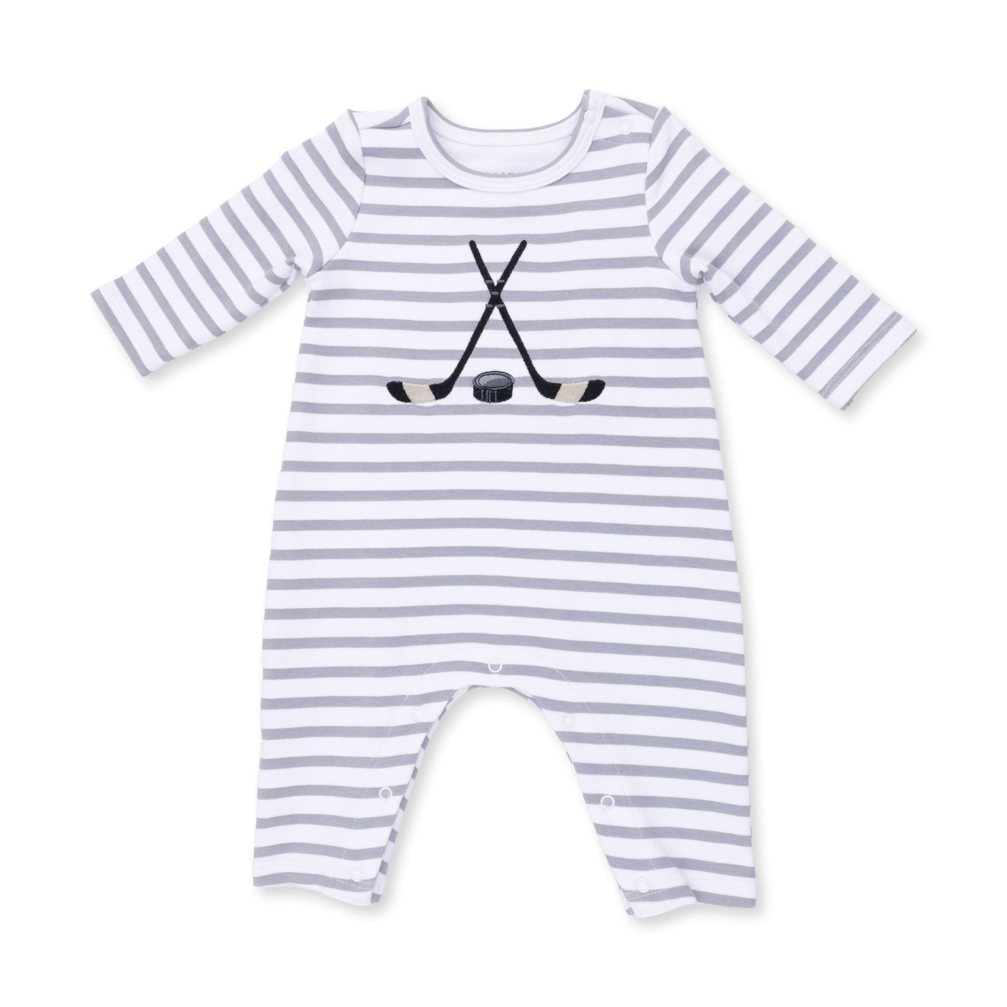 Hockey - Long Sleeve Snap Shoulder Romper