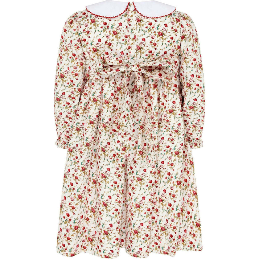 Flora Hand Smocked Floral Dress