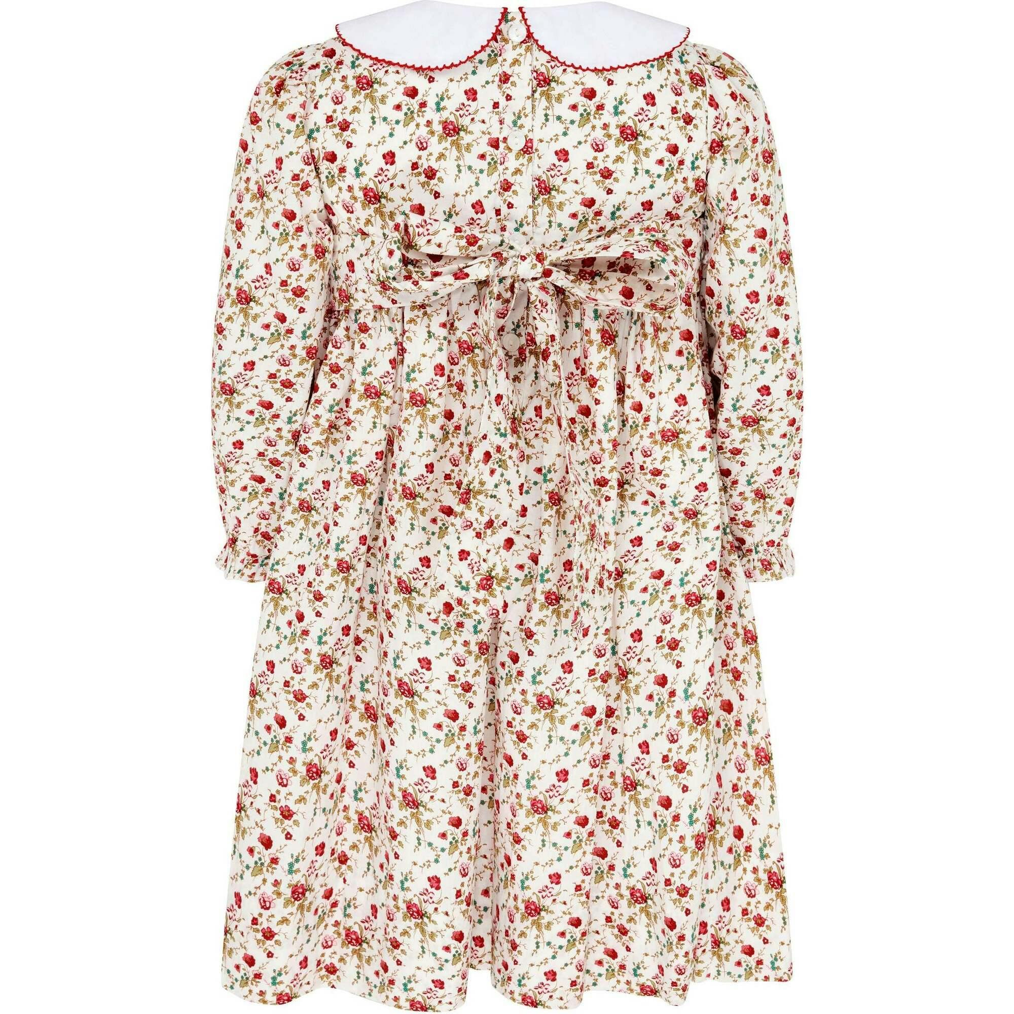 Flora Hand Smocked Floral Dress