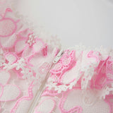 Haley Embroidered Mini Dress