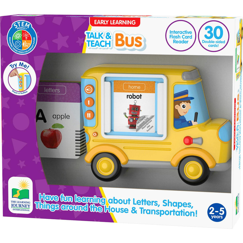 Learning Journey Talk & Teach Bus (Flash Card Reader)