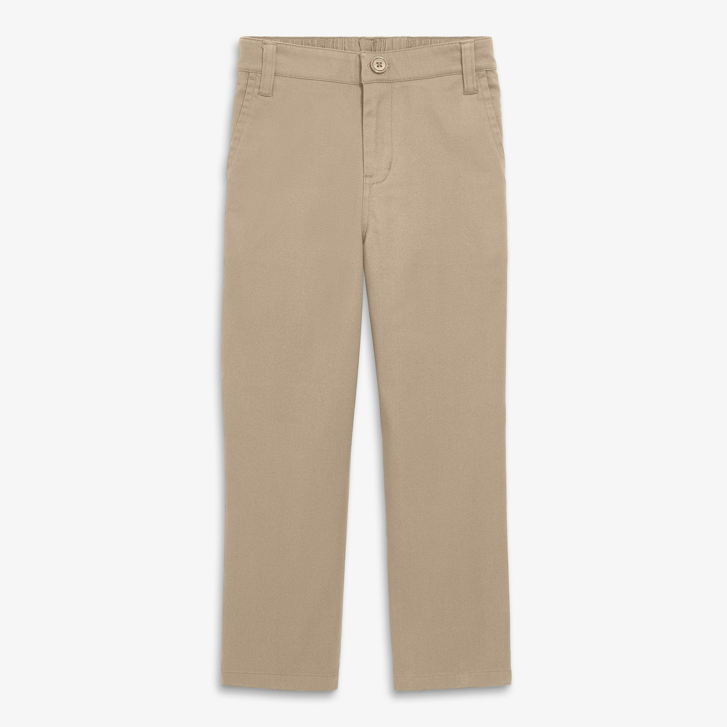 Kids stretch chino elastic-back pant