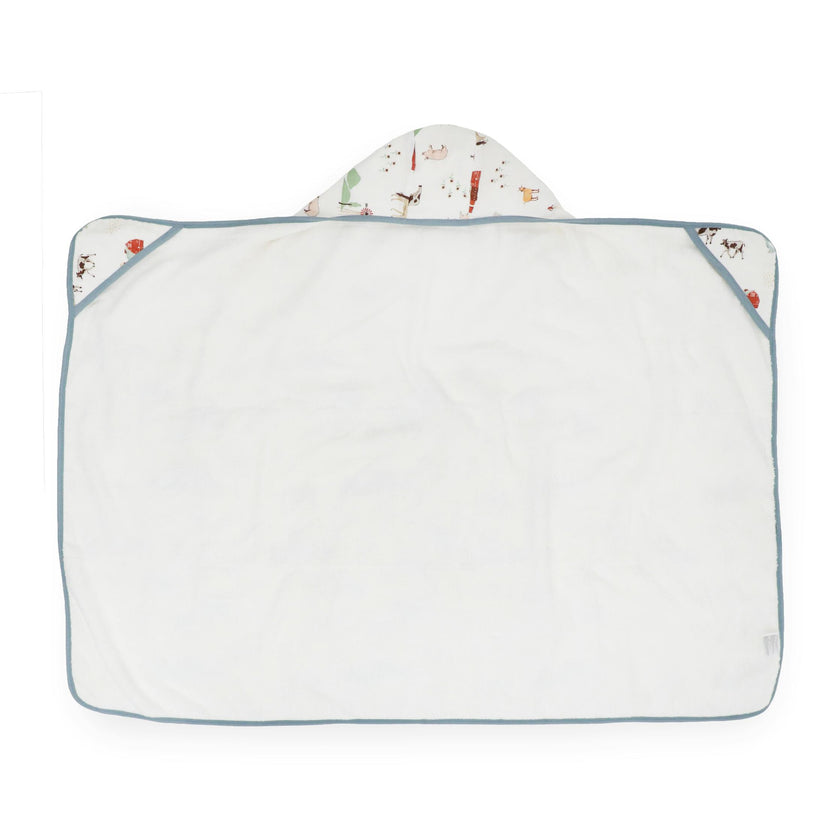 Toddler Hooded Towel - Farmyard