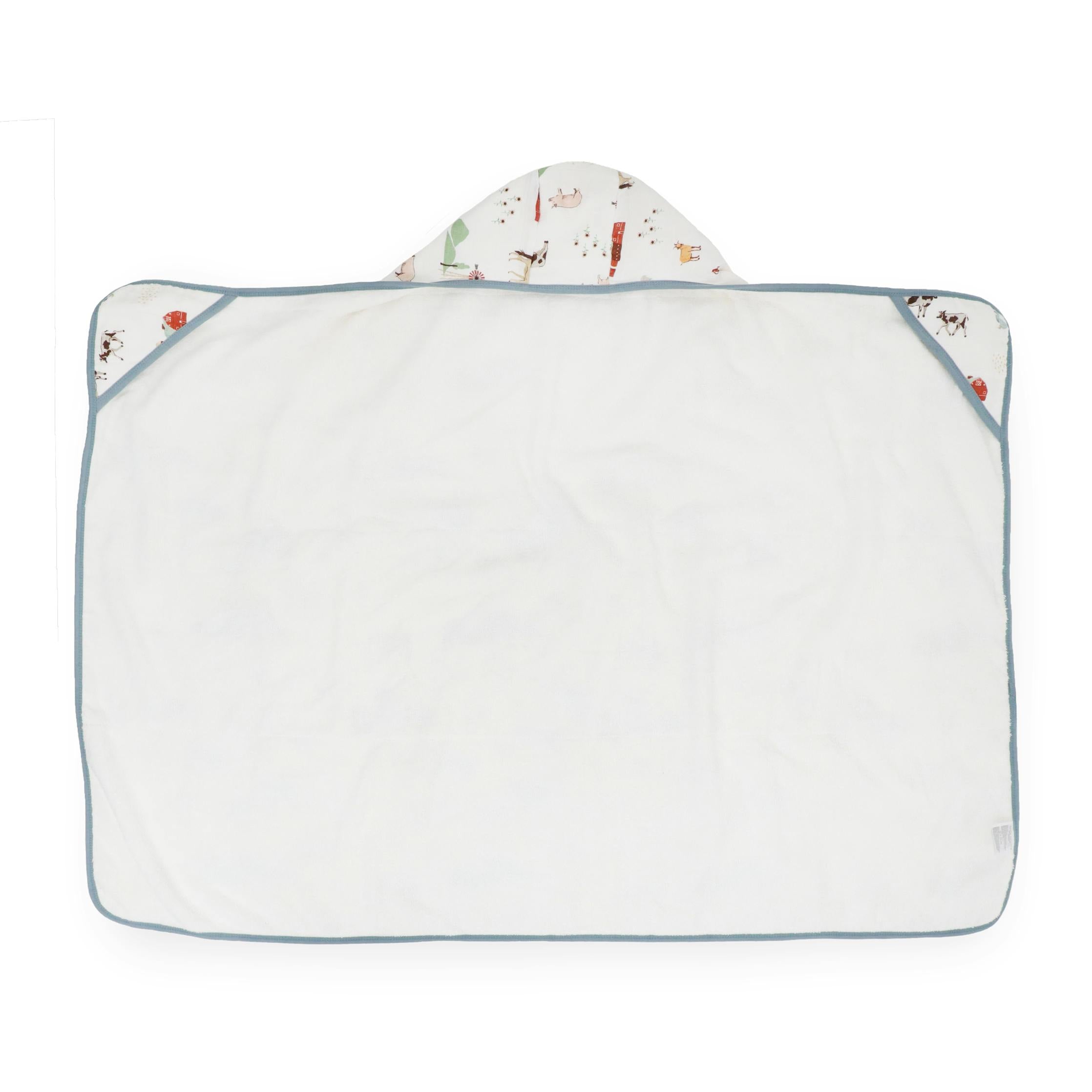 Toddler Hooded Towel - Farmyard