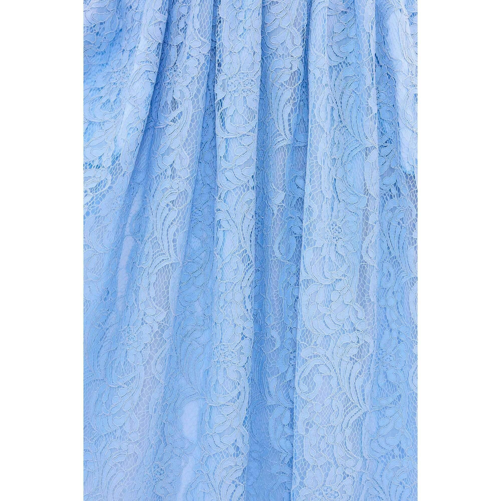 Hattie Dress in Cornflower Blue Lace