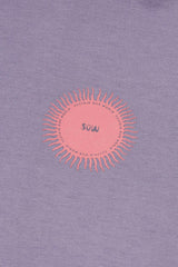 Relaxed Organic Cotton T-Shirt With SOW Sun Print