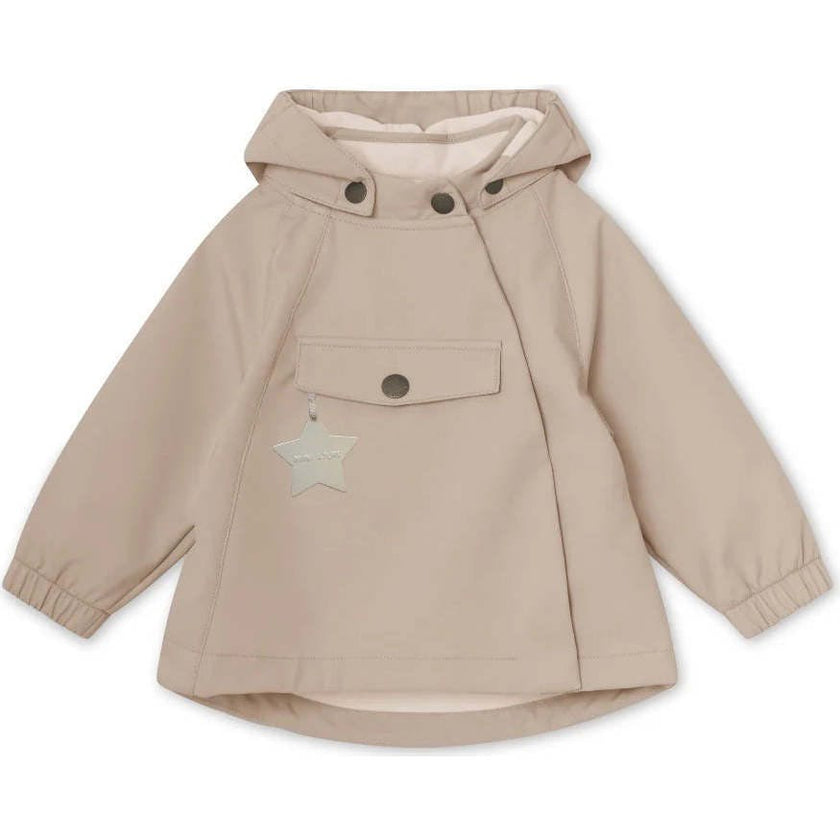 MINI A TURE MATWAI Spring Softshell Jacket. GRS - Sesame