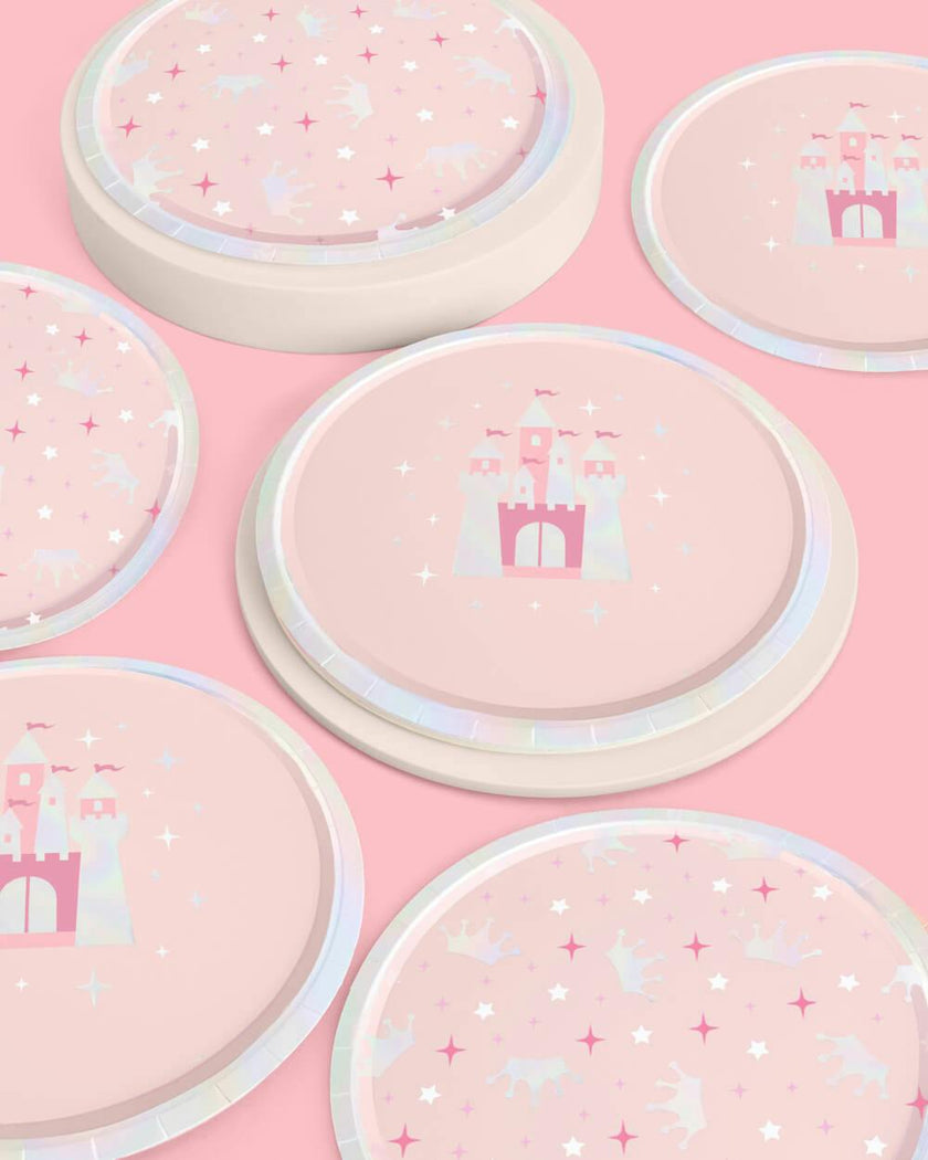Princess Plates - 24 paper plates