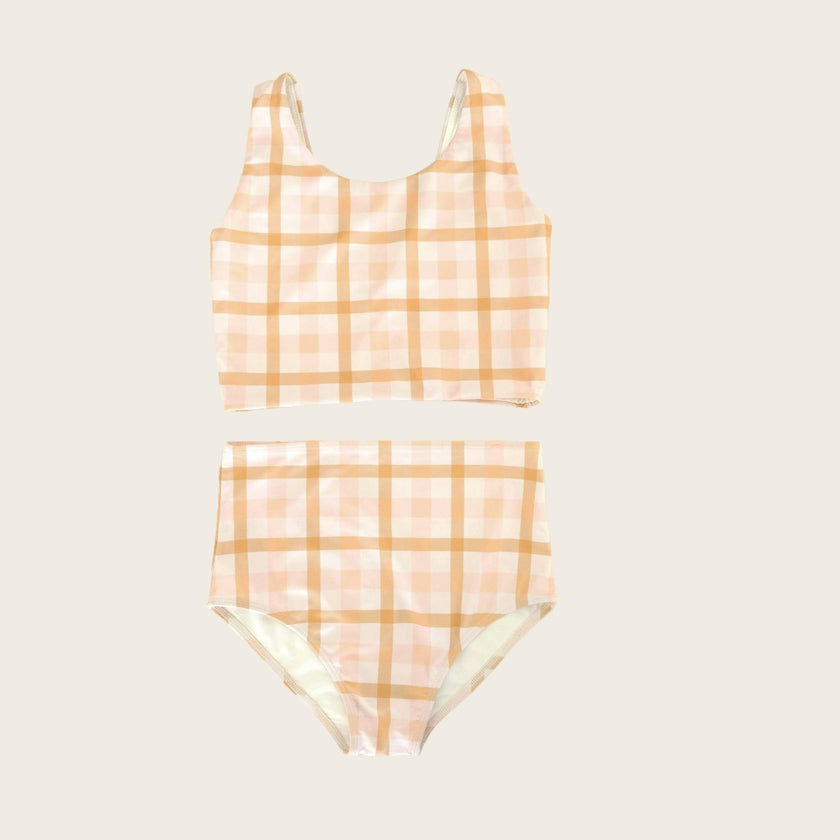 Sunkissed Plaid Two Piece Tank