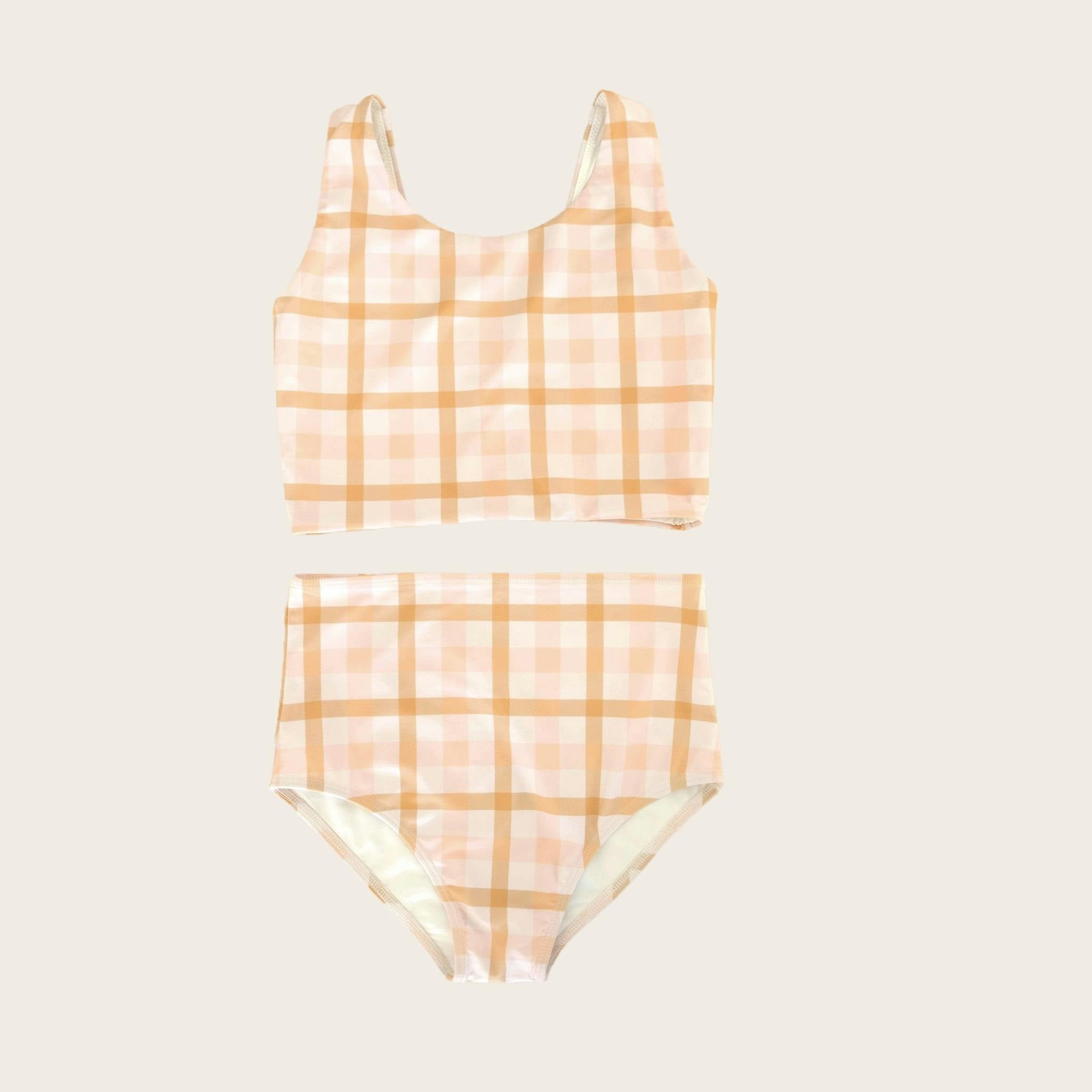 Sunkissed Plaid Two Piece Tank