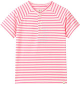 FRIGAT NEON PINK Stripe  Henley