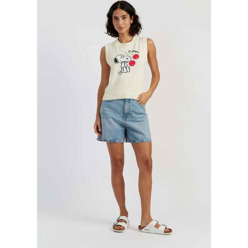 Cotton Snoopy Cherry Tank