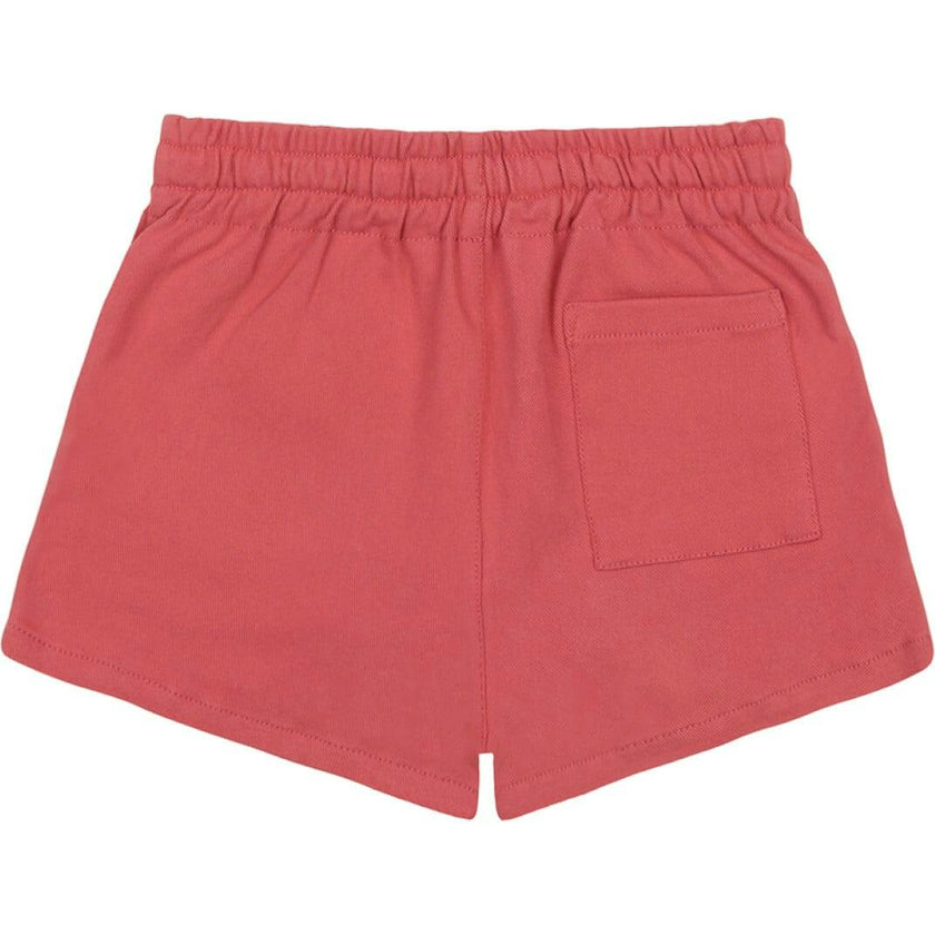 Boys Poppy Red Ultra-Soft Twill Short