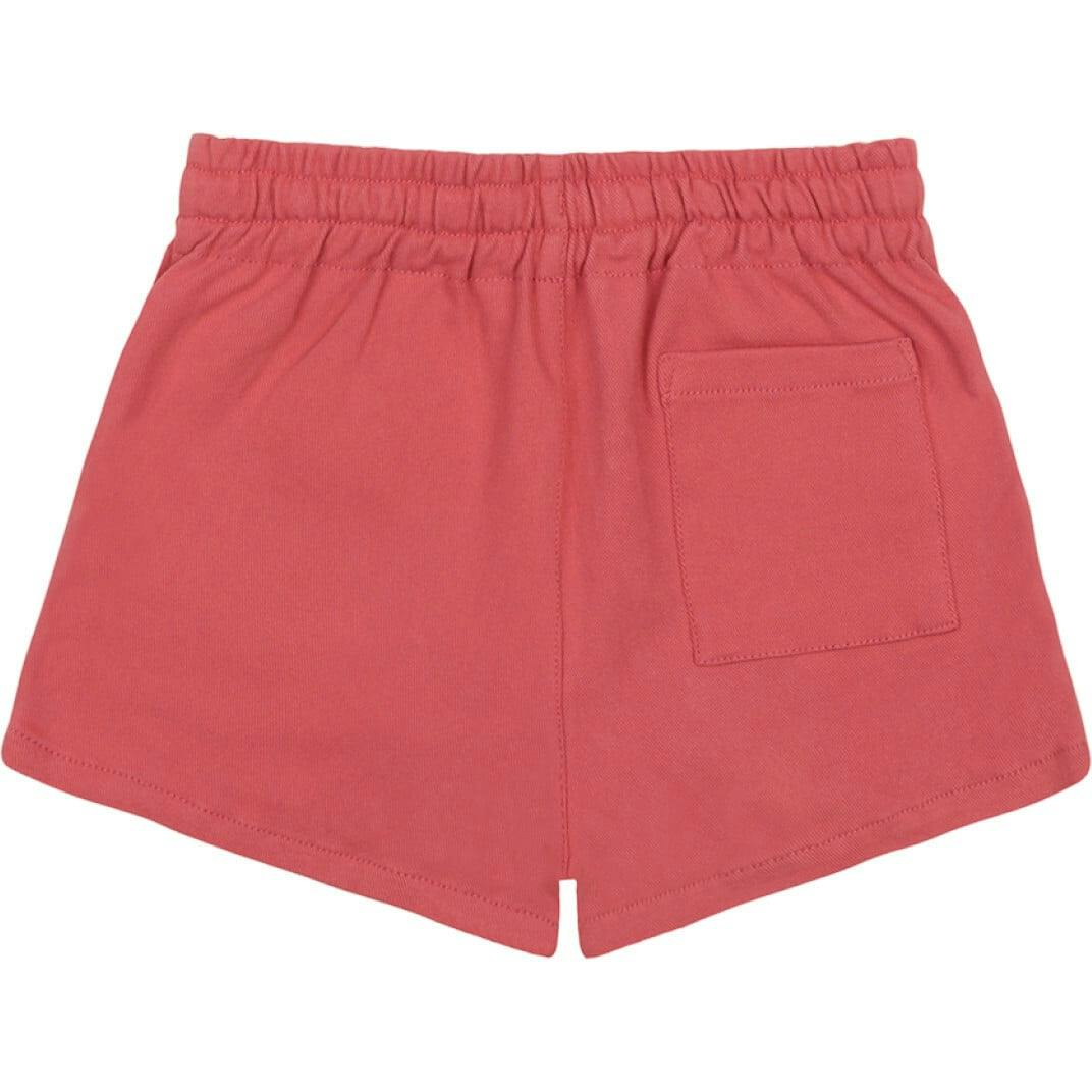 Boys Poppy Red Ultra-Soft Twill Short