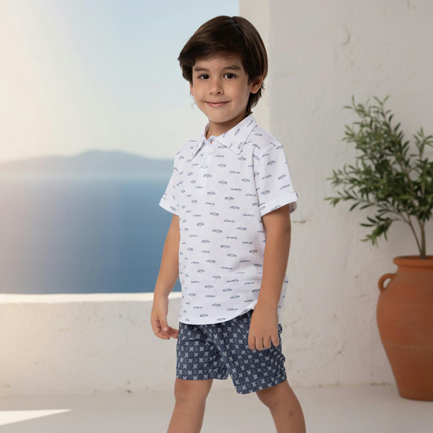 Billy Boy Shorts, Navy Blue Y