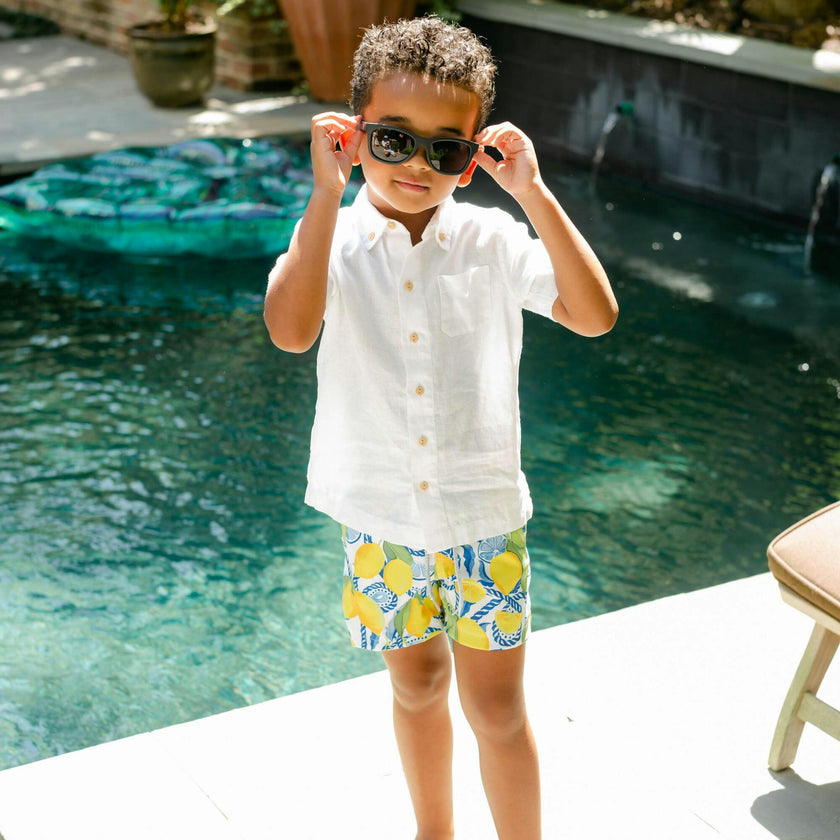 The Lemonade Stand - Boys Swim Trunks UPF 50+