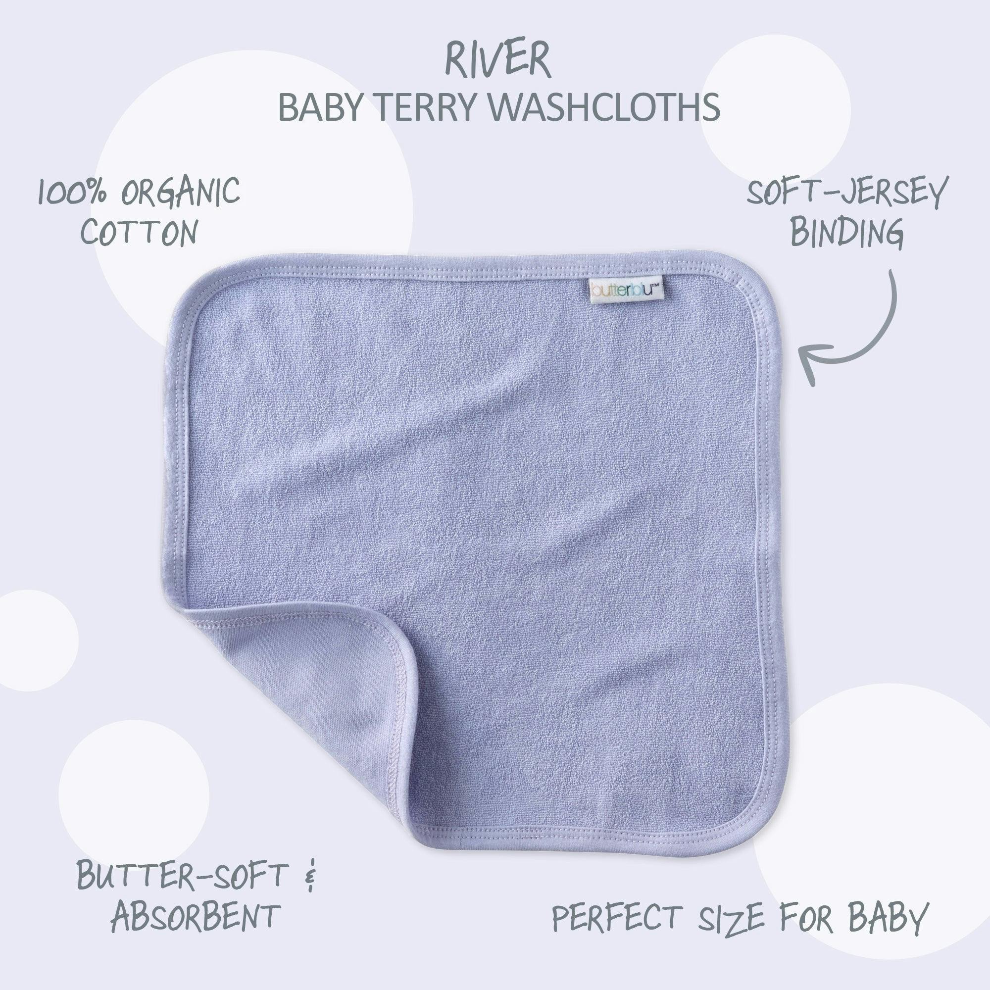 RIVER 10-Pack Washcloths