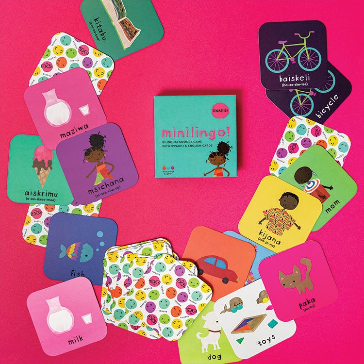 Minilingo, Swahili/English Flashcards