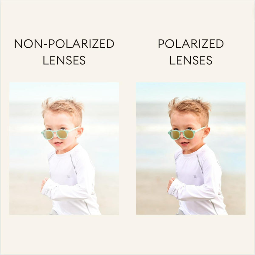 Polarized Flower: Rose Gold Mirrored Lens