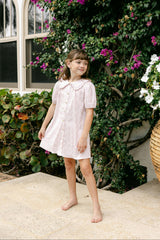 Pippa Dress - Soft Rose Stripe