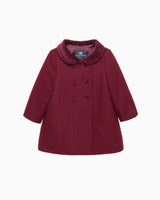 Baby Classic Coat in Burgundy