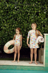 Floral Print Swim Dress