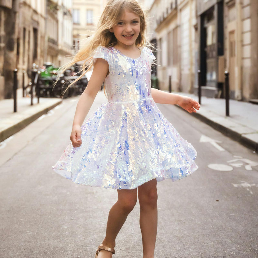 Sequins Concert Queen Dress