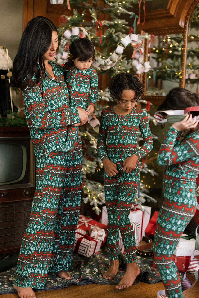So Soft Pajama Set in Alpine Noel