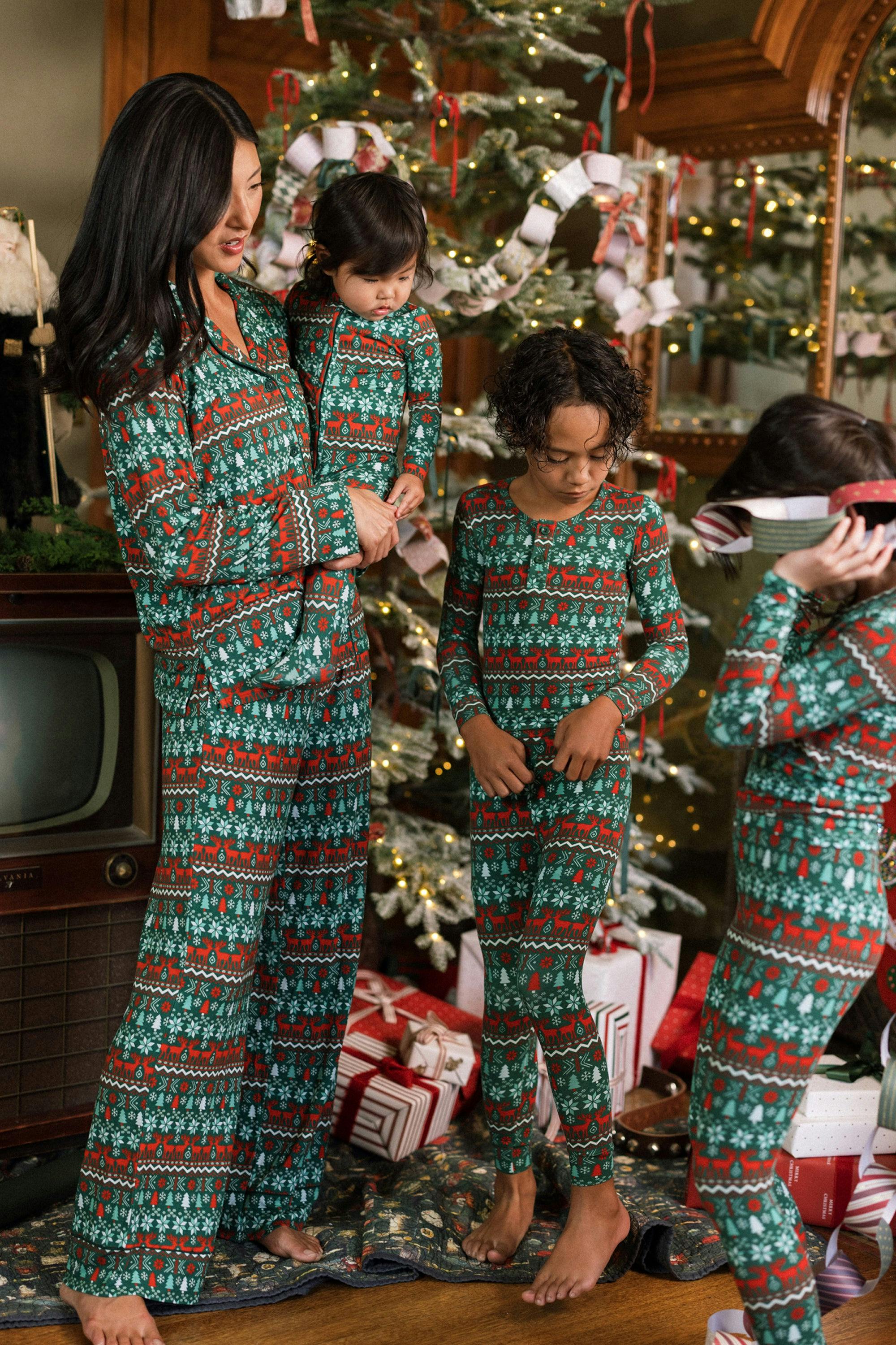 So Soft Pajama Set in Alpine Noel