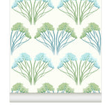 Papier peint SAULES coloris Amande