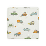 Cotton Muslin Swaddle Blanket - Work Trucks