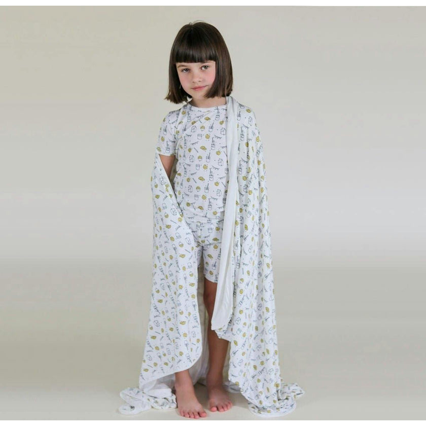 Milk & Cookies Original Bamboo Kids Pajama Short Set