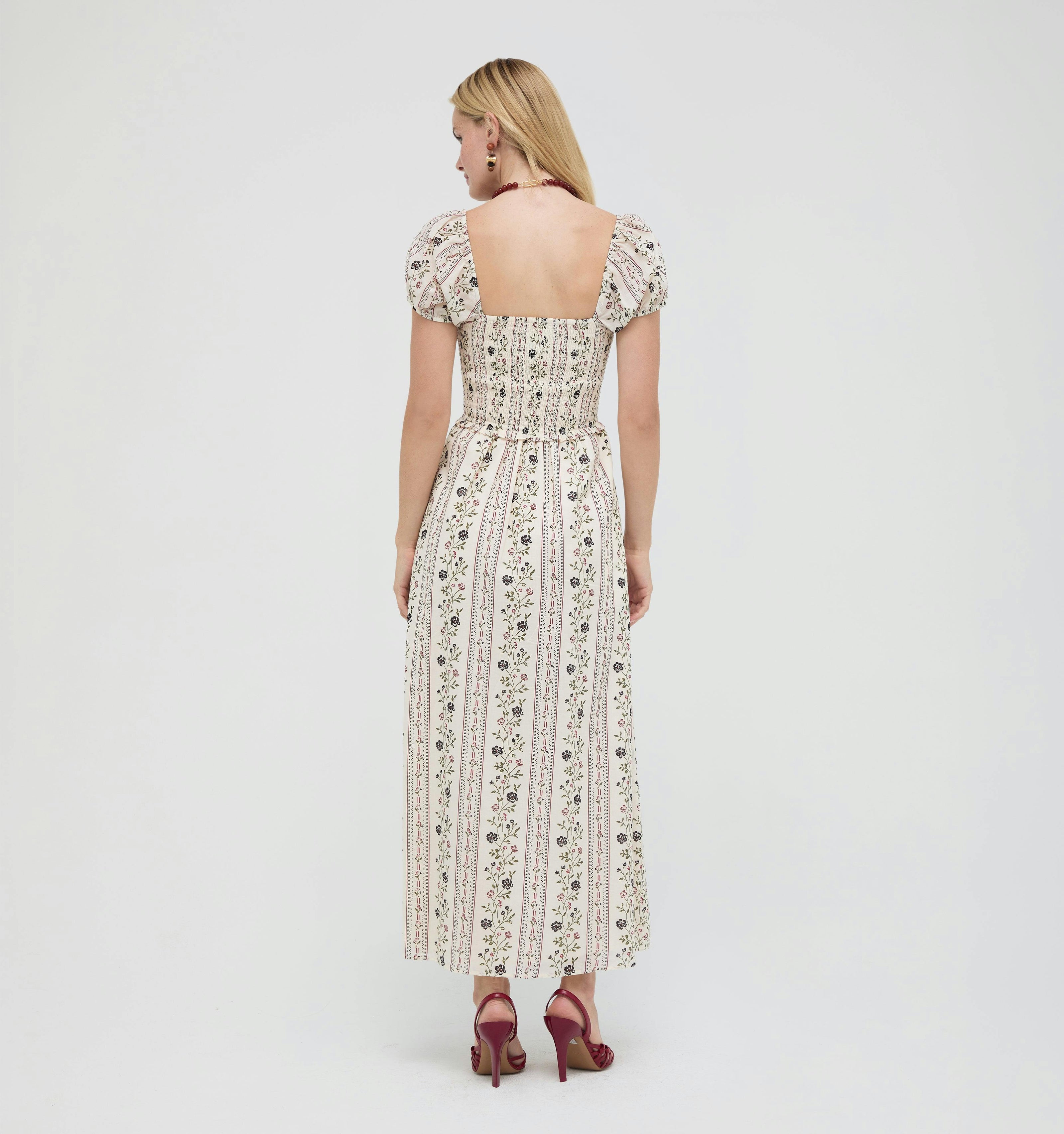 The Aster Nap Dress -  Kelmscott Ribbon Stripe