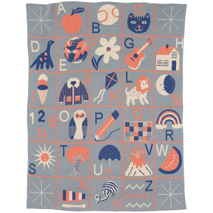 ABC Knit Midi Blanket