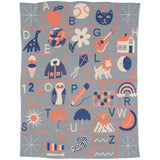 ABC Knit Midi Blanket