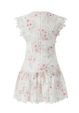Belle Embroidered Mini Dress