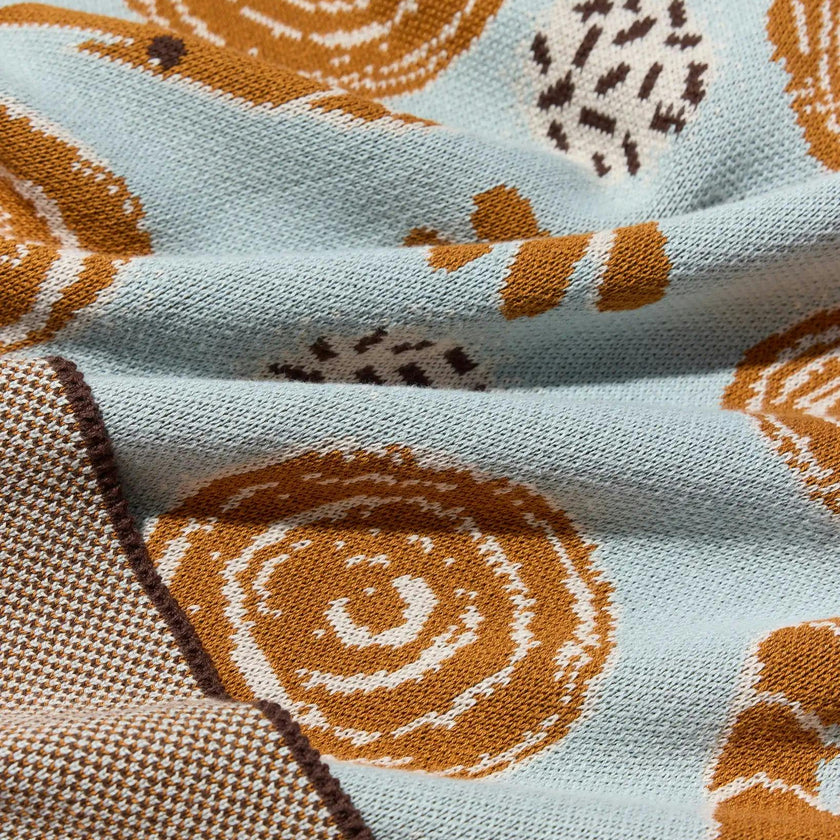 Le Bouquet Knit Blanket