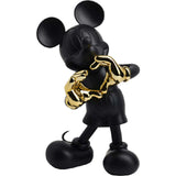 Mickey WITH LOVE Black & Gold 12in