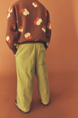 Kids Ever Acid Green Cord Trousers
