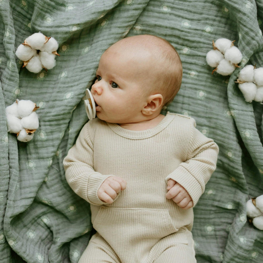Organic Cotton Muslin Swaddle Blanket 2 Pack - Sage Suns
