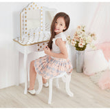 Teamson Kids Wooden Polka Dot 2-pc. Play Vanity