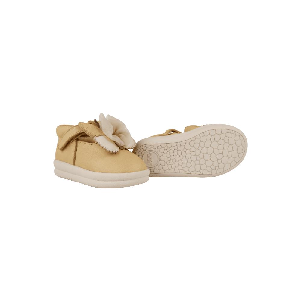 Vlindy Shoes | Gold Metallic Nubuck